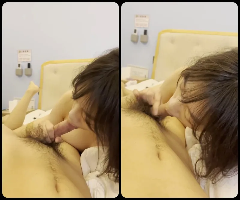 Ghệ ngoan bú láp cậu bé bự của anh